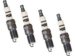 MSD Iridium Tip Spark Plugs; Set of Four (79-04 Mustang)