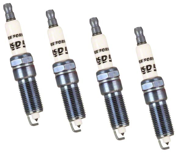 MSD Mustang Iridium Tip Spark Plugs; Set of Four 37194 (11-12 Mustang ...