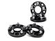 0.59-Inch 5-Lug Wheel Spacers; Black; Set of Four (15-24 Mustang)