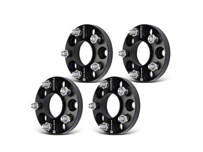 0.79-Inch 5-Lug Wheel Spacers; Black; Set of Four (15-25 Mustang)