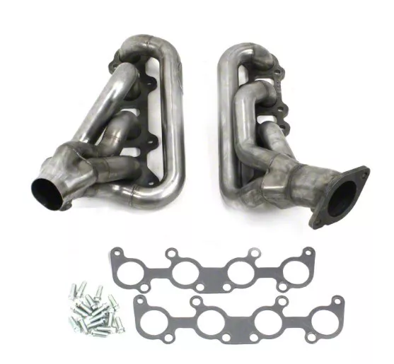 JBA Mustang 1-3/4-Inch Shorty Headers; Natural 1689S (15-23 Mustang GT ...