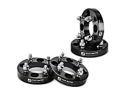 1-Inch 4-Lug Wheel Spacers; Black; Set of Four (79-93 Mustang)