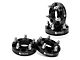 1-Inch 5-Lug Wheel Spacers; Black; Set of Four (15-24 Mustang)