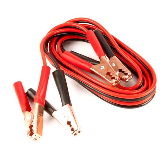 10-Gauge Jumper Cables; 12-Foot