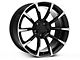 11/12 GT/CS Style Gloss Black Machined Wheel; Rear Only; 19x10 (10-14 Mustang)