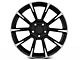 11/12 GT/CS Style Gloss Black Machined Wheel; 18x9 (99-04 Mustang)
