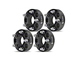 1.50-Inch 5-Lug Wheel Spacers; Black; Set of Four (94-14 Mustang)