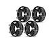 1.50-Inch 5-Lug Wheel Spacers; Black; Set of Four (94-14 Mustang)