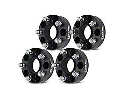 1.50-Inch 5-Lug Wheel Spacers; Black; Set of Four (15-24 Mustang)