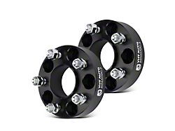 1.50-Inch 5-Lug Wheel Spacers; Black; Set of Two (15-24 Mustang)