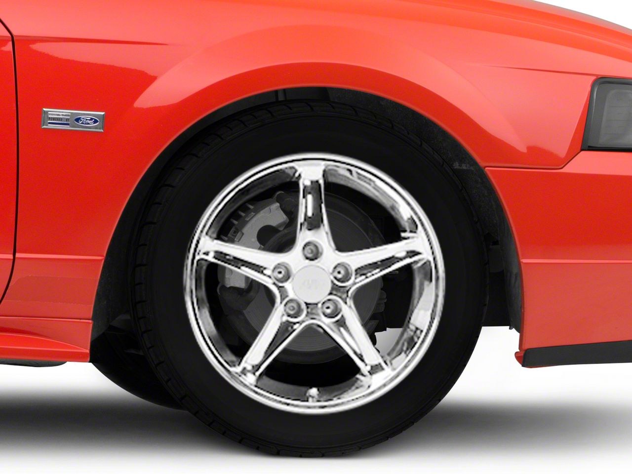 Mustang 17x9 1995 Cobra R Style Wheel & NITTO High Performance NT555 G2 ...