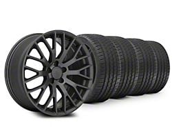 19x8.5 Performance Pack Style & Lionhart All-Season LH-Five Tire Package (15-23 Mustang GT, EcoBoost, V6)