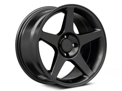 2003 Cobra Style Matte Black Wheel; 17x9 (87-93 Mustang, Excluding Cobra)