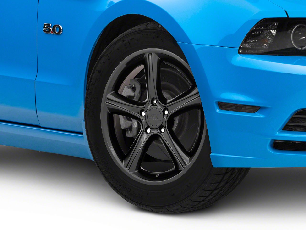 Mustang 2010 GT Premium Style Black Wheel; 18x9; 30mm Offset (10-14 ...