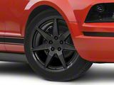 2020 GT500 Style Gloss Black Wheel; Rear Only; 19x10; 48mm Offset (05-09 Mustang)