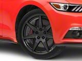 2020 GT500 Style Gloss Black Wheel; Rear Only; 19x10; 48mm Offset (15-23 Mustang GT, EcoBoost, V6)