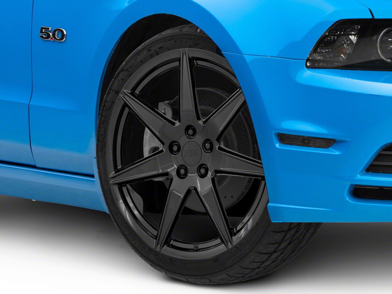 Mustang 2020 GT500 Style Gloss Black Wheel; 20x8.5; 30mm Offset (10-14 ...