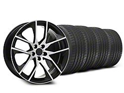 20x8.5 Magnetic Style & Lionhart All-Season LH-Five Tire Package (10-14 Mustang)