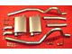 2.50-Inch Aluminized Cat-Back Exhaust System with Standard Turbo Mufflers (87-93 5.0L Mustang, Excluding Cobra)