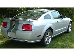 2.50-Inch Aluminized Cat-Back Exhaust System with Dual HVS Welded Muffler and Polished Tips (05-10 Mustang V6)