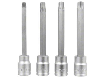 3/8-Inch Drive Large Brake Caliper Star Bit; 4-Piece Set