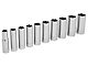 3/8-Inch Drive Metric Deep Wall Socket Set; 10-Piece Set