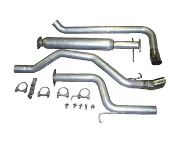 3-Inch Aluminized Cat-Back Exhaust System with Standard Turbo Mufflers (87-93 5.0L Mustang, Excluding Cobra)