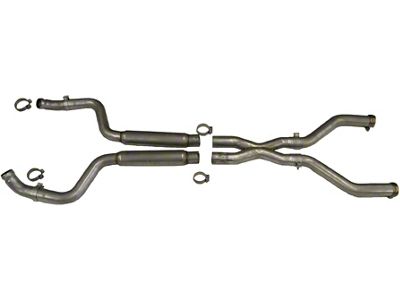 3-Inch Aluminized Cat-to-Axle X-Pipe with Flowpack Mufflers (11-14 Mustang GT)