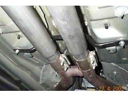 3-Inch Aluminized Cat-Back Exhaust System with Standard Turbo Mufflers and Polished Tips (05-10 Mustang GT)