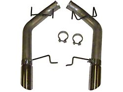 3-Inch Stainless Muffler Delete Axle-Back Exhaust System with Polished Tips (11-14 Mustang GT)