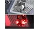 3D LED Third Brake Light; Chrome (87-93 Mustang LX Hatchback w/ OEM Spoiler)