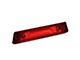 3D LED Third Brake Light; Red (87-93 Mustang LX Hatchback w/ OEM Spoiler)