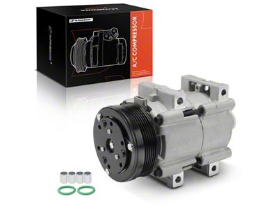 A/C Compressor with Clutch and Pulley (94-95 Mustang, Excluding V6; 05-06 Mustang V6)