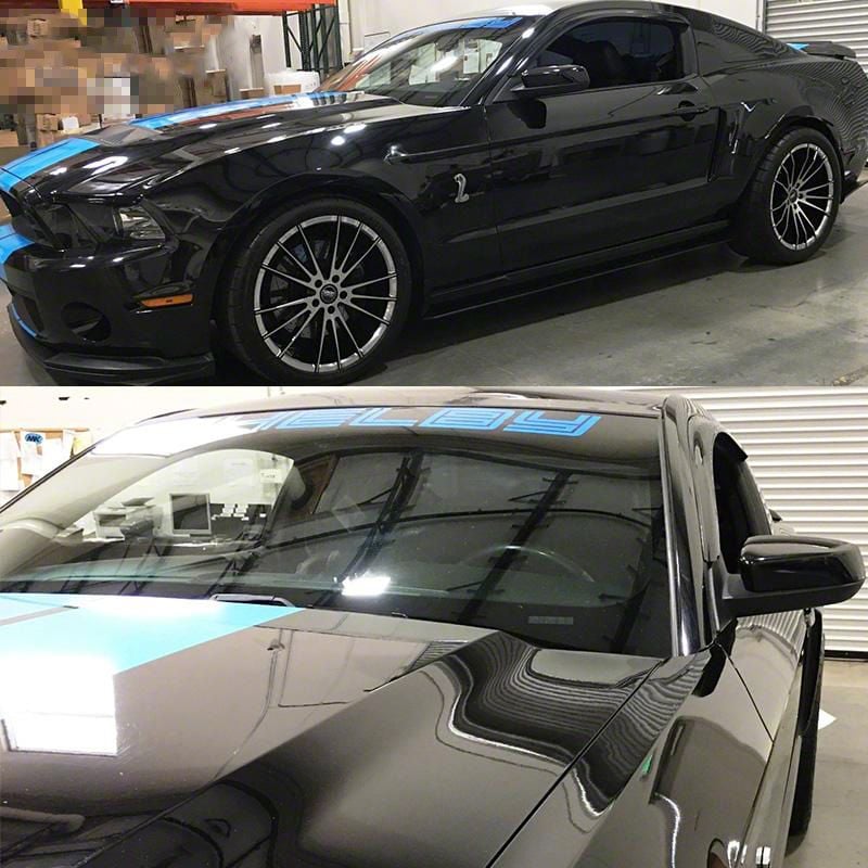 Mustang store window visors