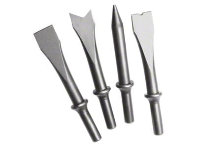 Air Chisel Set; 4-Piece Set