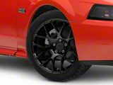 AMR Gloss Black Wheel; 18x8; 30mm Offset (99-04 Mustang)