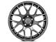 AMR Dark Stainless Wheel; Rear Only; 18x10 (10-14 Mustang, Excluding 13-14 GT500)