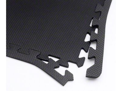 Anti-Fatigue Floor Mat; 12-Inch x 12-Inch; 12 Piece Set