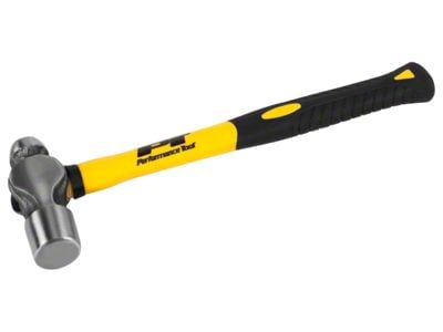 Ball-Peen Hammer with Fiberglass Handle; 24-Ounce