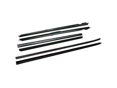 Belt Weatherstrip Kit with Door Moldings (88-93 Mustang Coupe, Hatchback)