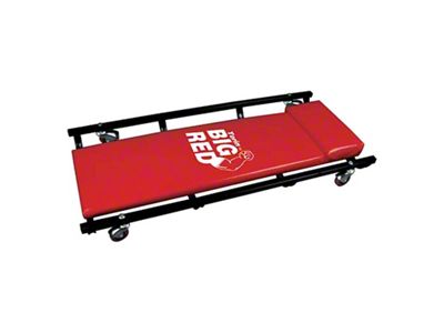 Big Red 4-Wheel Rolling Creeper Seat; 36-Inch