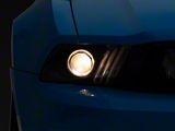 Sequential Projector Headlights; Jet Black Housing; Clear Lens (10-12 Mustang w/ Factory Halogen Headlights)