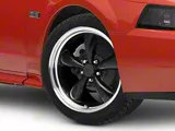 Bullitt Gloss Black Wheel; 18x8; 30mm Offset (99-04 Mustang)