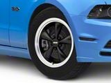 Bullitt Matte Black Wheel; 17x8; 30mm Offset (2010 Mustang GT; 10-14 Mustang V6)