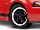 Bullitt Matte Black Wheel; 17x8; 30mm Offset (99-04 Mustang)