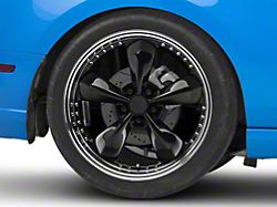 Bullitt Motorsport Gloss Black Wheel; Rear Only; 20x10 (10-14 Mustang GT, V6)