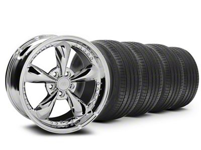18x9 Bullitt Motorsport Wheel & Sumitomo High Performance HTR Z5 Tire Package (05-09 Mustang GT, V6)