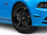 Bullitt Solid Gloss Black Wheel; 17x8; 30mm Offset (2010 Mustang GT; 10-14 Mustang V6)