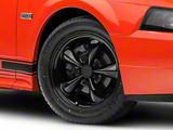 Bullitt Solid Gloss Black Wheel; 17x8; 30mm Offset (99-04 Mustang)