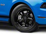 Bullitt Solid Gloss Black Wheel; 18x8; 30mm Offset (10-14 Mustang GT w/o Performance Pack, V6)